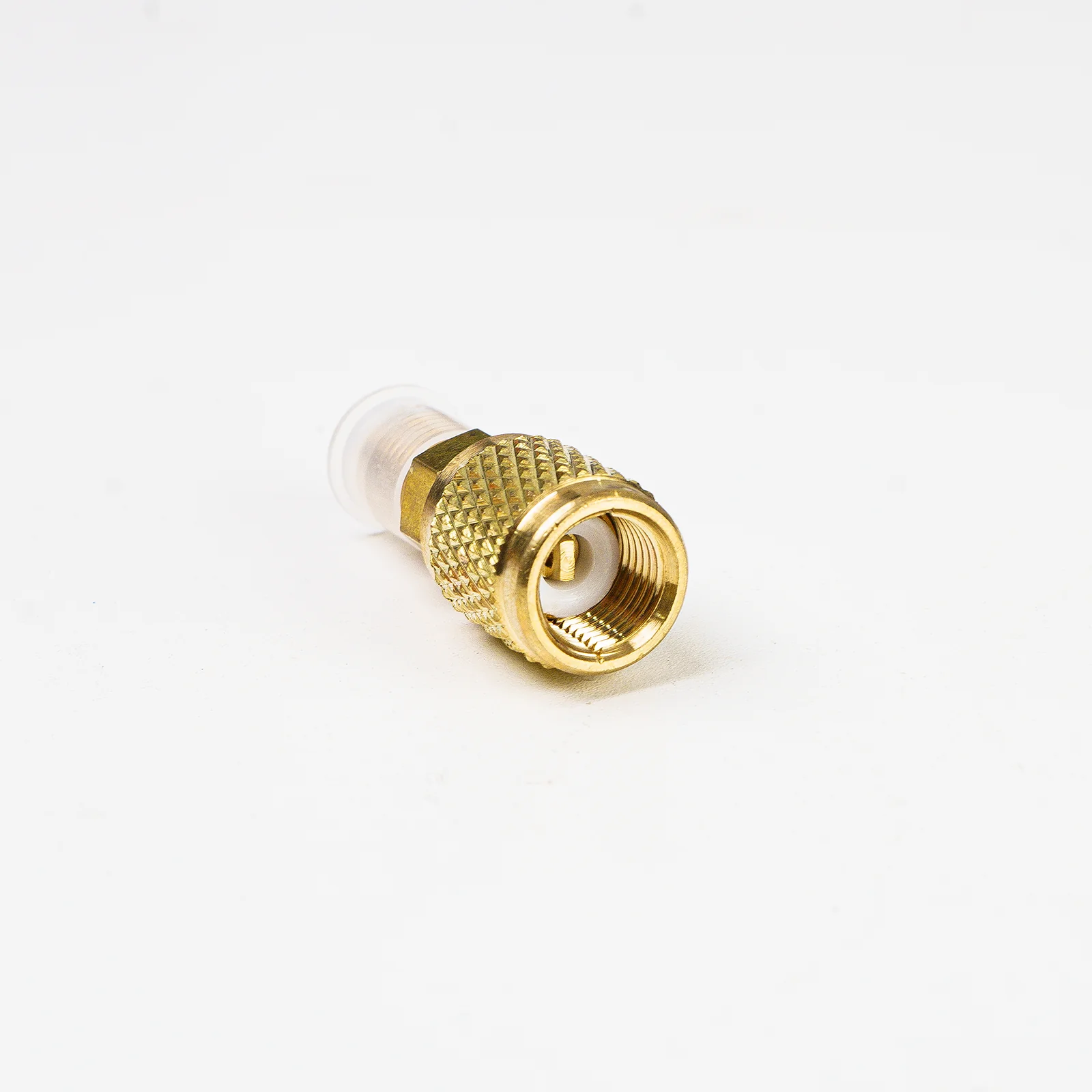 Elitech BFT-410A HVAC Brass Fitting Adapter Reducer,  1/4" SAE Female to 5/16" SAE Male, Leak-Proof Refrigerant Connector for R410A R22 R134A Mini Split Air Conditioner Systems (pack of 5) - Image 3