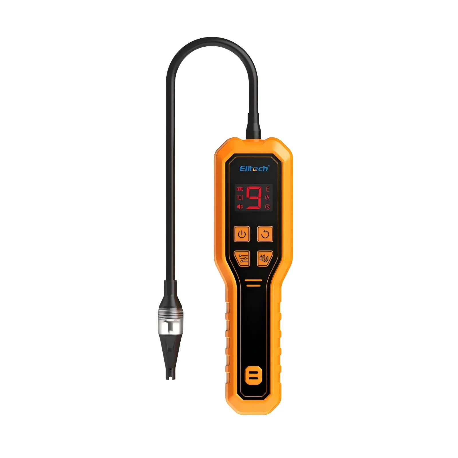 Elitech ELD-270 Heated Diode Refrigerant Leak Detector, HVAC Freon Sniffer with Digital Display & Vibration Alarm, High Sensitivity (2g/yr) for R410A R134a R1234yf R290 CFCs HCFCs HFCs