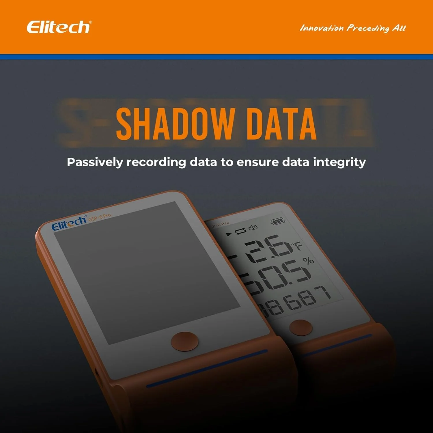 Elitech GSP-6 Pro GLE/THE Temperature and Humidity Data Logger with Glycol Bottle Temperature Sensor Dual External Sensors - Image 5
