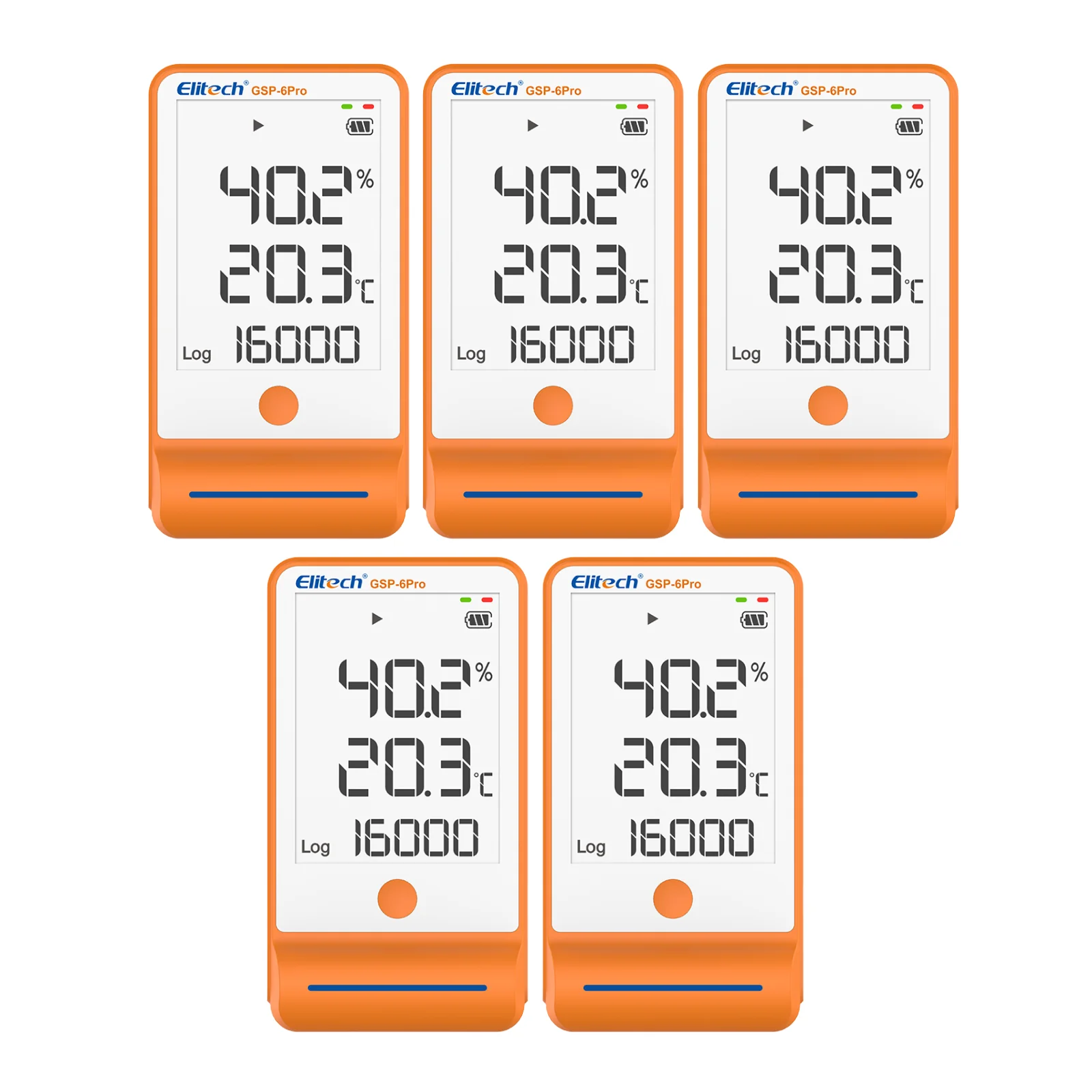 Elitech GSP-6Pro TE&THE Bluetooth Temperature and Humidity Data Logger Recorder with Calibration Certificate, 100000 Points, Shadow Data - Image 14