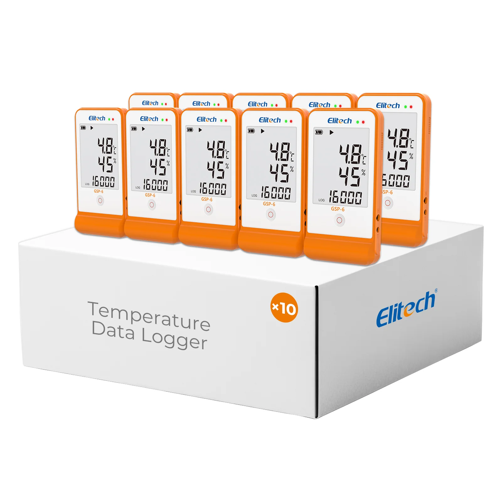 Elitech GSP-6Pro TE&THE Bluetooth Temperature and Humidity Data Logger Recorder with Calibration Certificate, 100000 Points, Shadow Data - Image 15