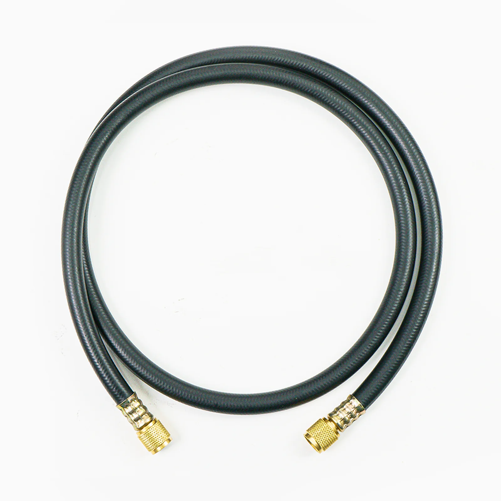 Elitech H-V15 HVAC Vacuum Hose, Fittings 3/8" x 3/8", Heavy Duty Charging Vacuum Hose, Working Pressure: 600 (Psi), Burst Pressure: 3000 (Psi), 5 Ft, Black, For R134A, R404A, R22 and Common Refrigerants - Image 2