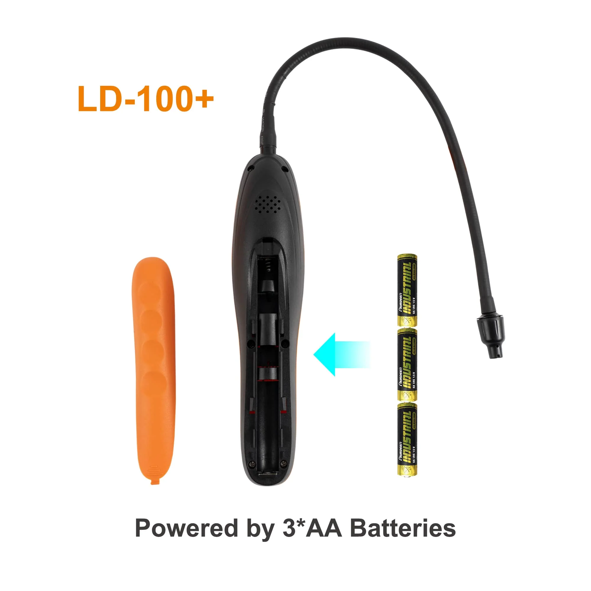 Elitech LD-100+ Upgraded Heated Diode Refrigerant Heat Pump Leak Detector, HVAC & Auto Air Conditioning Service Tool - Image 6