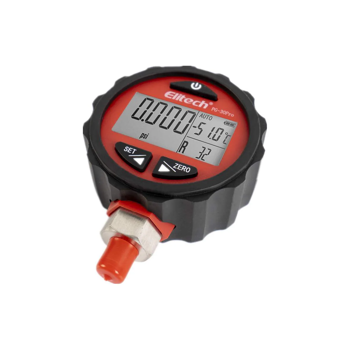 Elitech PG-30Pro Digital Manifold Gauge, Refrigeration Heat Pump Digital Pressure Gauge -14.5~500 psi - Image 6