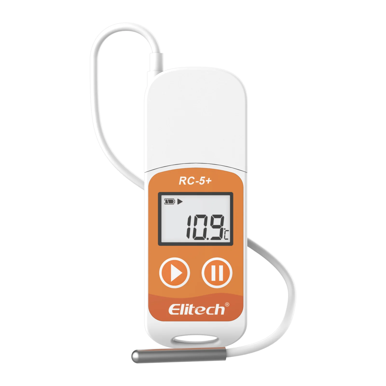 Elitech RC-5+ TE PDF USB Temperature Data Logger with External Probe -40℃~85℃