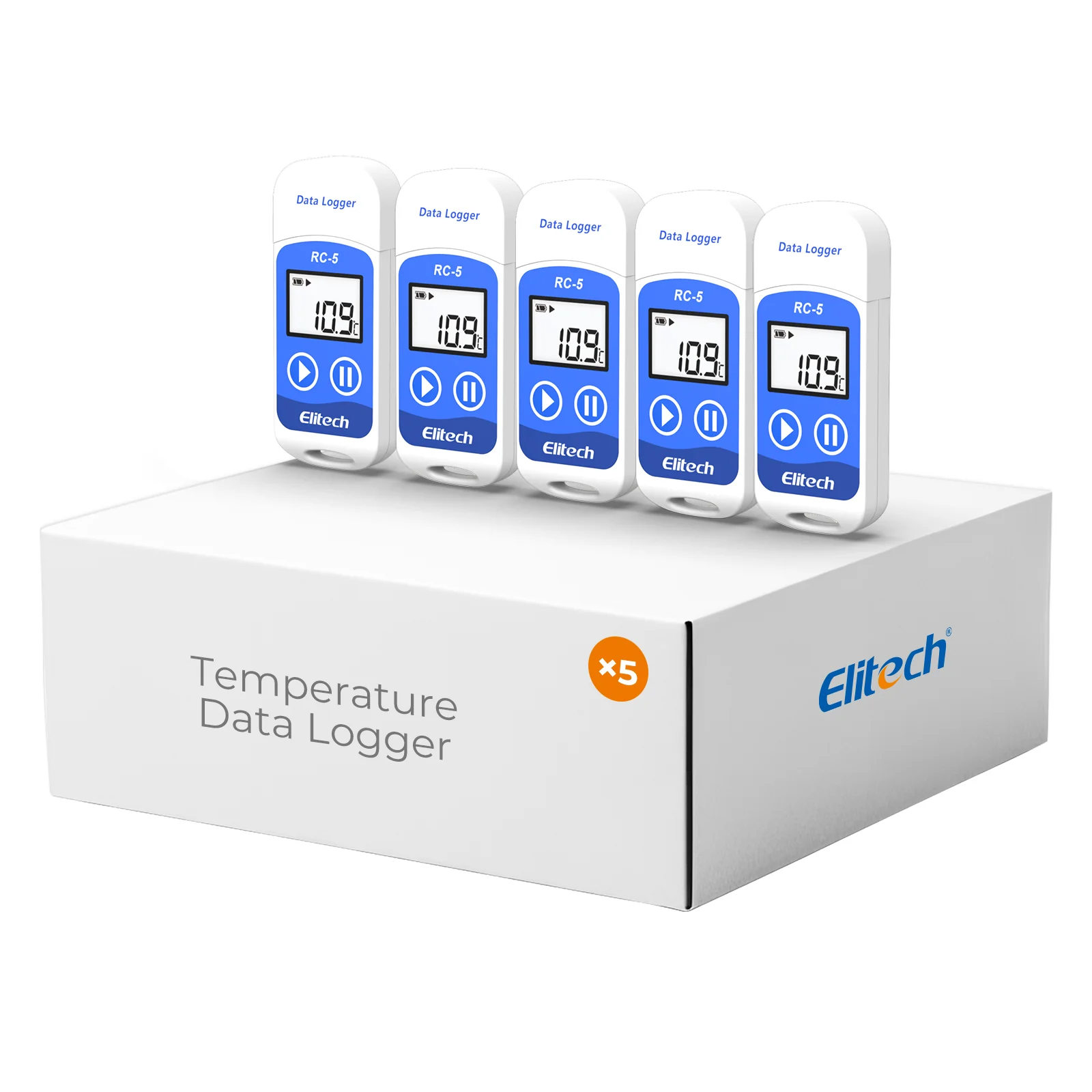Elitech RC-5 Temperature Data Logger, Data Recorder, USB 2.0 Graphic Report, 32000 Points with Internal Sensor - Image 11