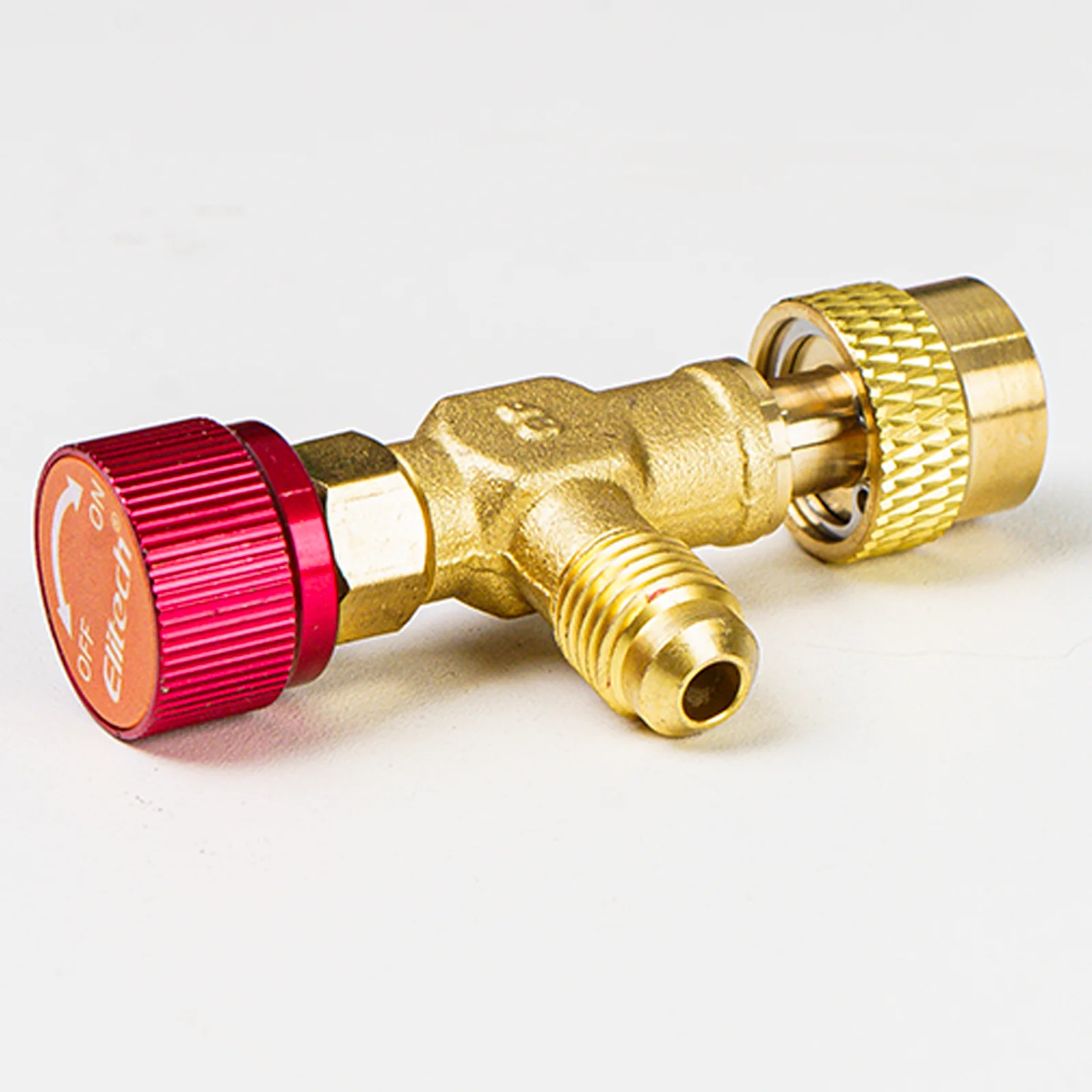Elitech RCV410A R32 R410a Refrigerant Charging Safety  Valve, 1/4" Male to 5/16" Female,  for R32 R410a Air Conditioner Manifold Brass Low Loss Fittings - Image 5