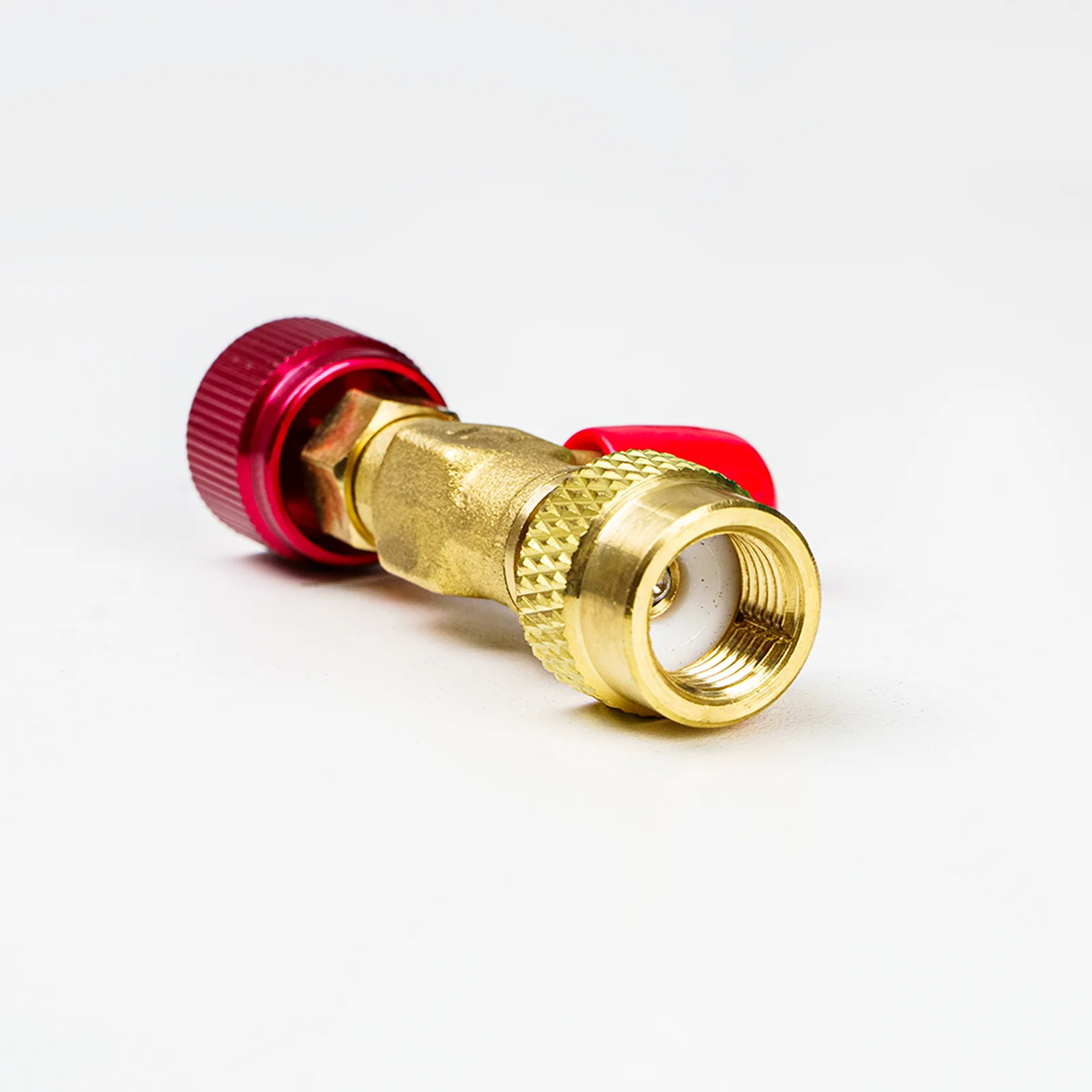 Elitech RCV410A R32 R410a Refrigerant Charging Safety  Valve, 1/4" Male to 5/16" Female,  for R32 R410a Air Conditioner Manifold Brass Low Loss Fittings - Image 6