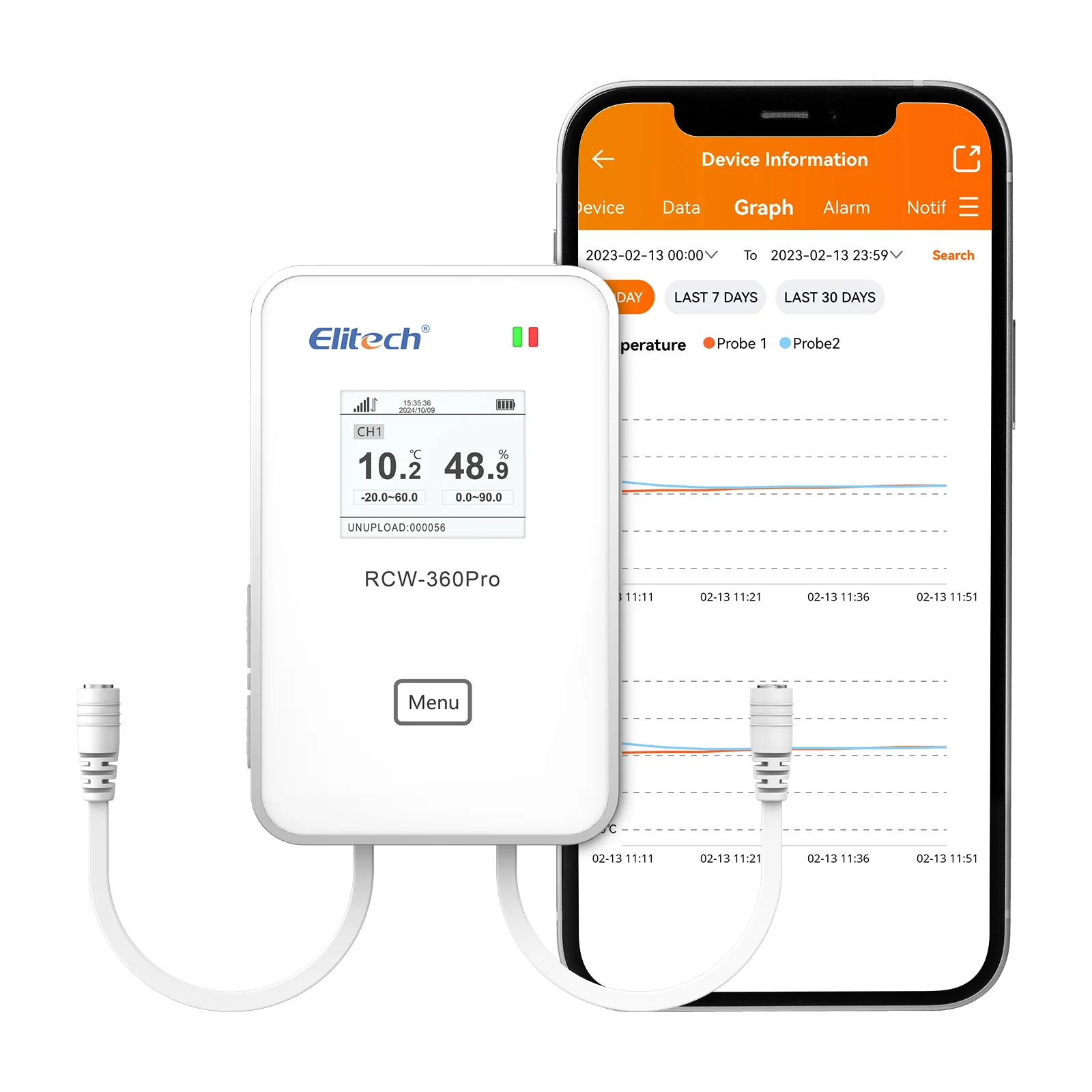 Elitech RCW-360Pro 4G Temperature Data Logger, Remote Real-Time Data Logger, APP/Cloud Data Storage (Need to buy probe separately) - Image 18