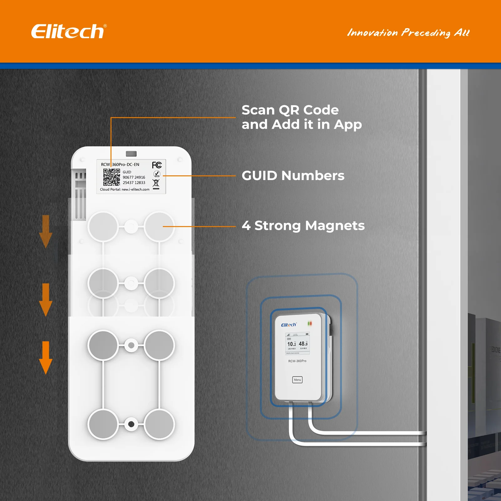 Elitech RCW-360Pro 4G Temperature Data Logger, Remote Real-Time Data Logger, APP/Cloud Data Storage (Need to buy probe separately) - Image 5