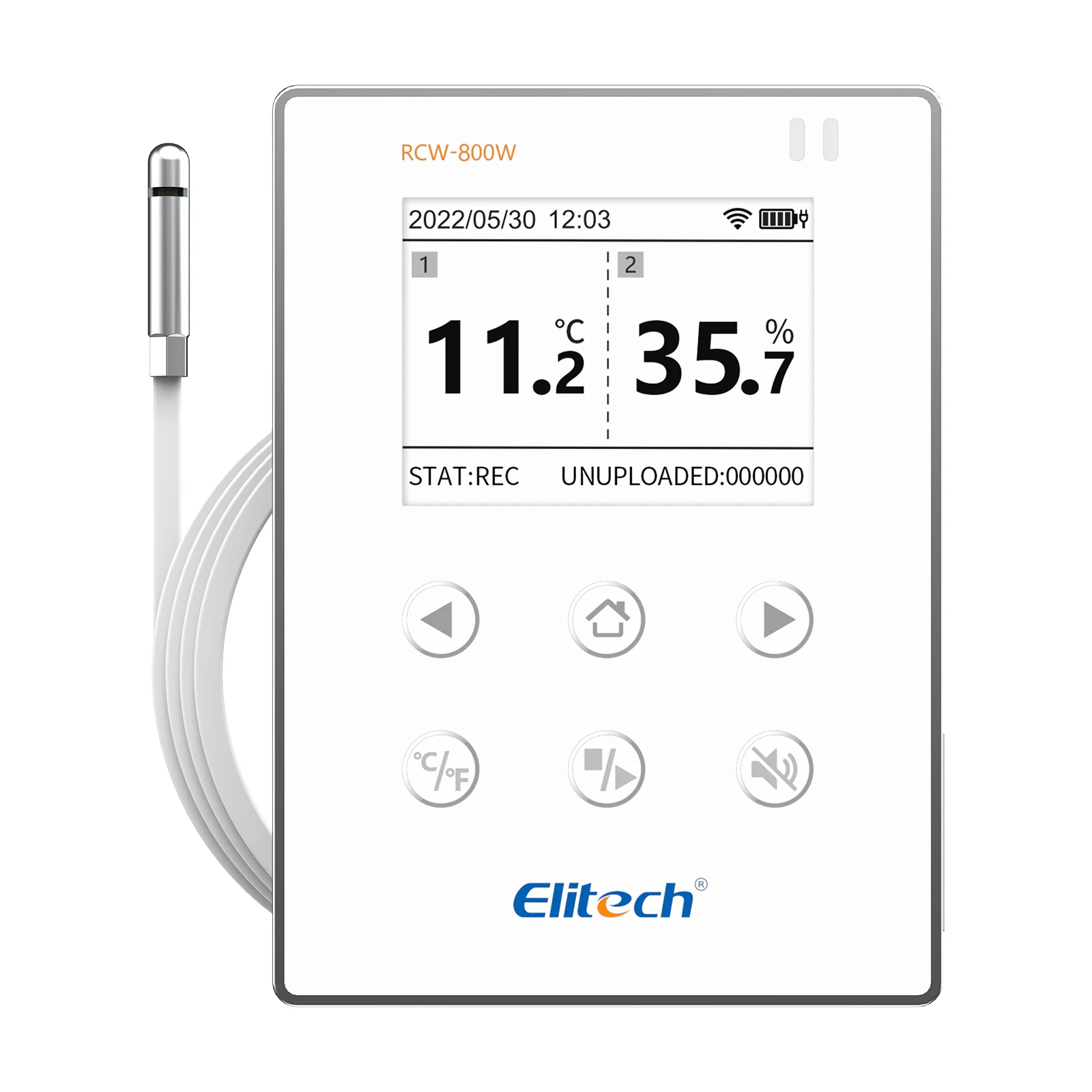 Elitech RCW-800W-THE Wireless Temperature & Humidity Data Logger, WIFI Remote Temperature & Humidity Recorder for Refrigerator - Image 10