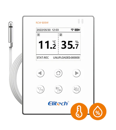 Elitech RCW-800W-THE Wireless Temperature & Humidity Data Logger, WIFI Remote Temperature & Humidity Recorder for Refrigerator - Image 9