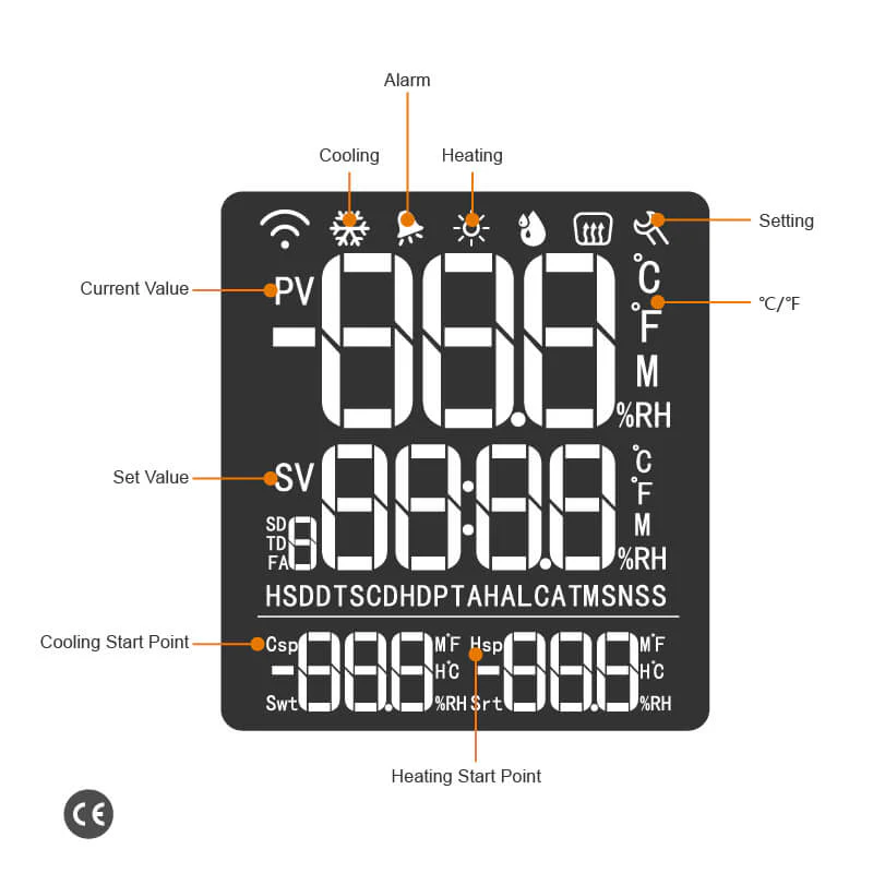 Elitech STC-1000Pro Temperature Controller Thermostat Automatic Switch Cooling and Heating, Prewired - Just Plug and Play, Wall-mounted - Image 5