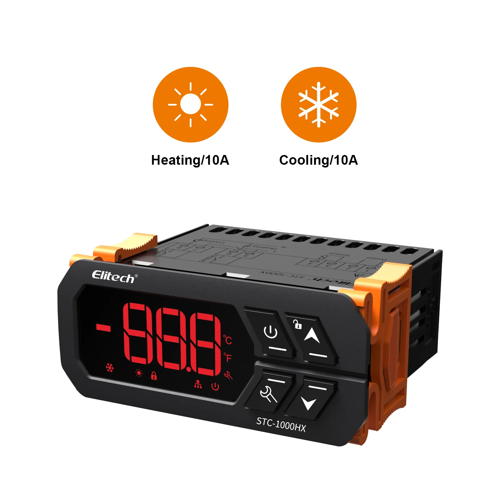Elitech STC-1000HX Temperature Controller Thermostat, Upgrade STC-1000, Automatic Switch Cooling and Heating, 220V - Image 3