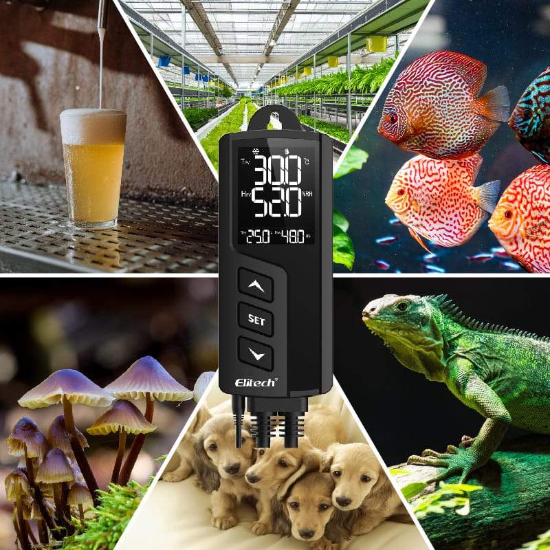 Elitech STC-1000Pro TH Temperature and Humidity Controller, Prewired - Just Plug and Play, Wall-mounted - Image 5