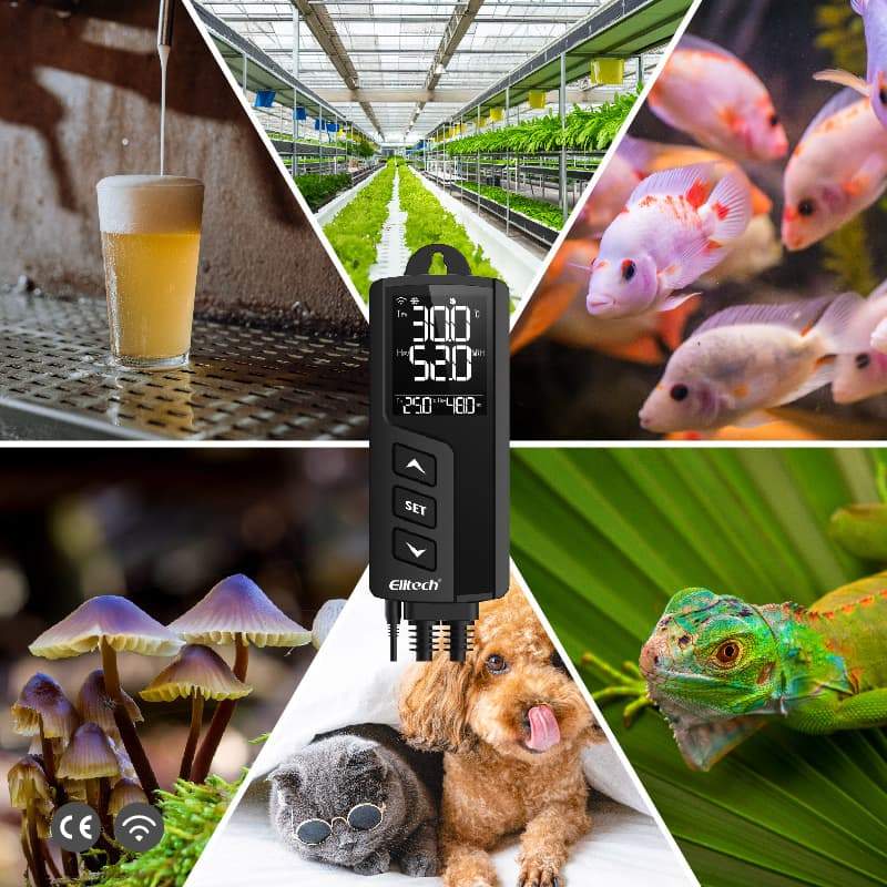 Elitech STC-1000WiFi TH Intelligent Temperature and Humidity Controller, Prewired - Just Plug and Play, WiFi Wireless Remote Control, Wall-mounted - Image 3