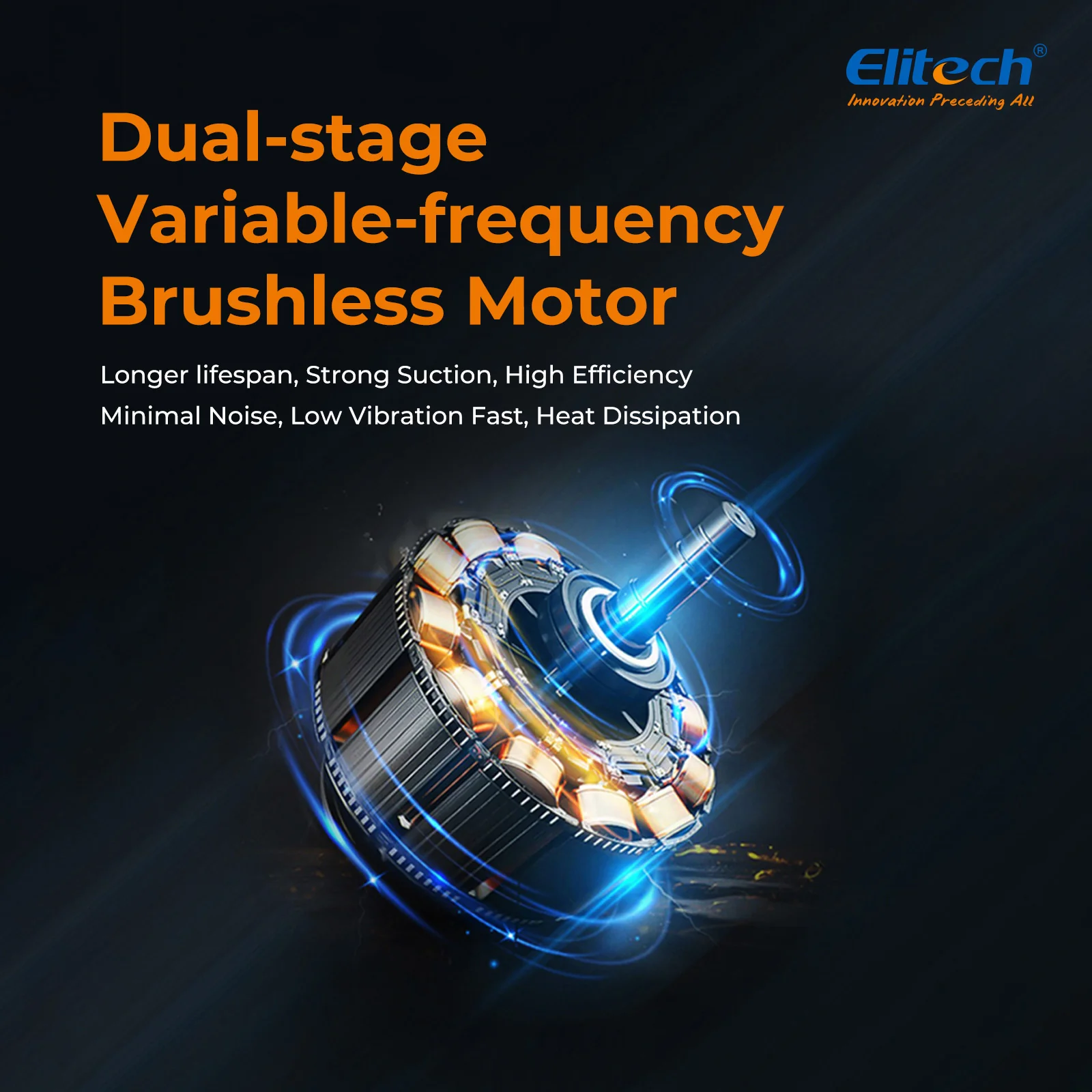 Elitech SVP-DC Smart Cordless Vacuum Pump A2L Compatible , 2-Stage HVAC Vacuum Pump, 1 L/s Pumping Rate, 2Pa Extreme Pressure, for HVAC/R - Image 3