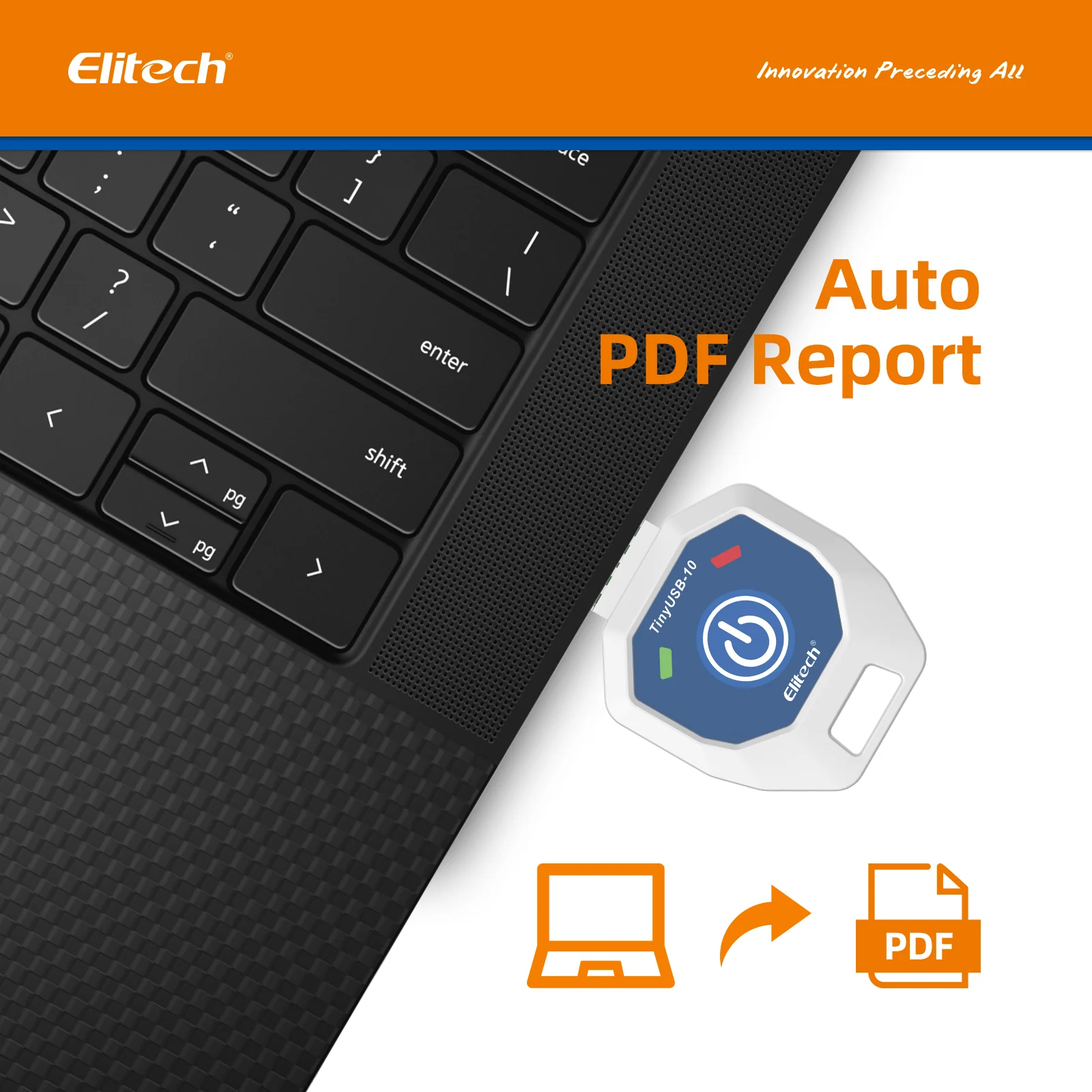 Elitech TinyUSB Single-Use Temperature Recorder Data Logger range -10℃~30℃ - Image 5