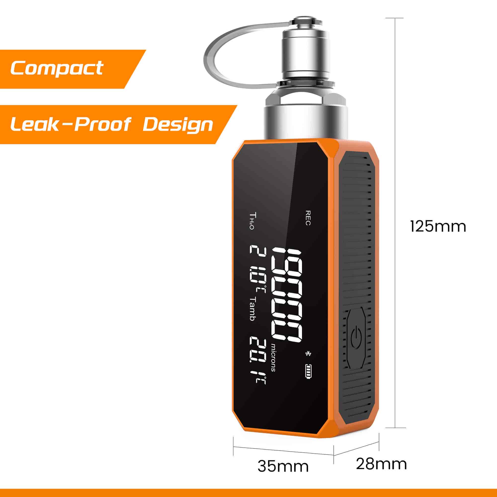 Elitech VGW-mini Wireless Micron Gauge 1~19,000 Microns, Digital Vacuum Gauge for HVAC and automotive 1/4" SAE - Image 5