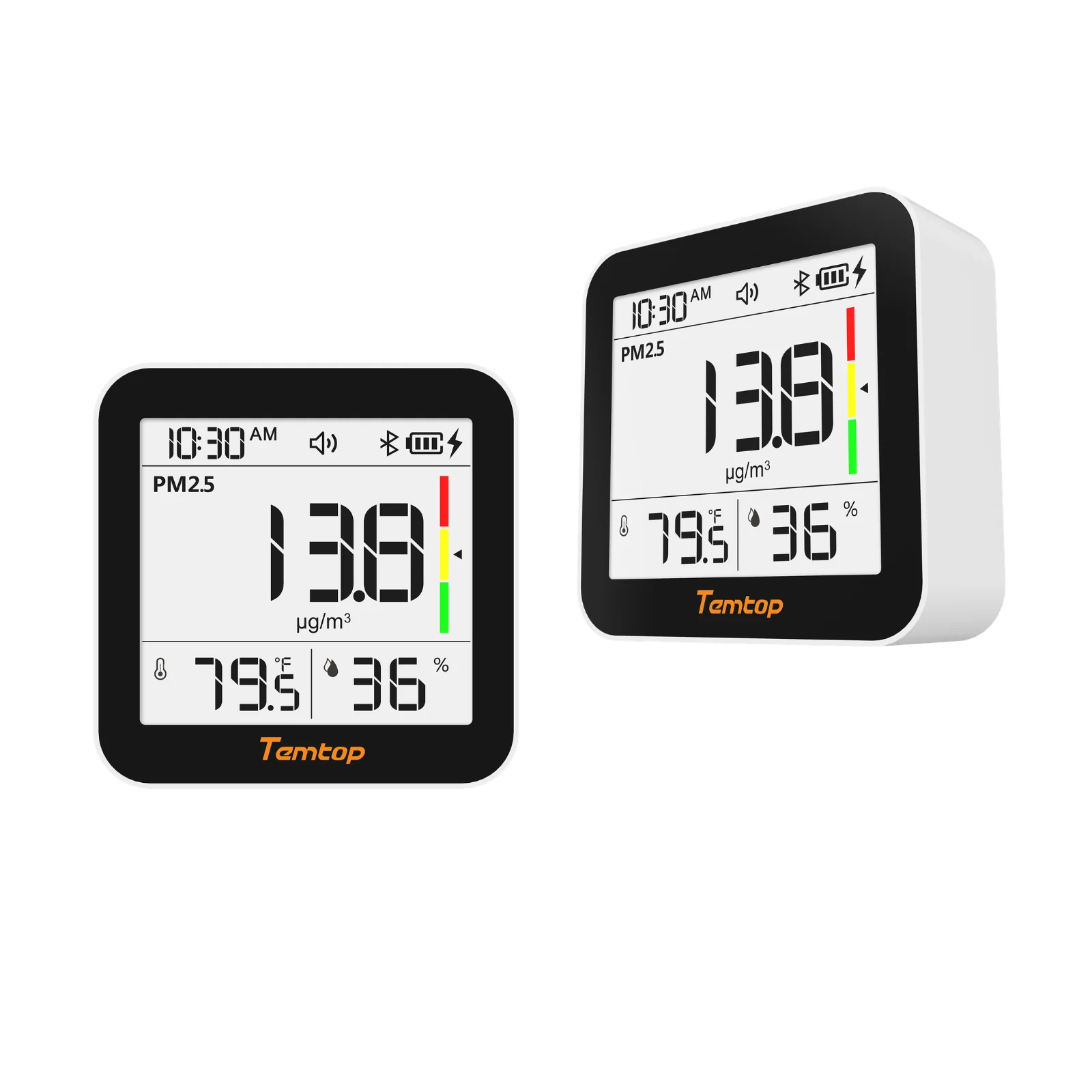 Temtop M10+ Smart Indoor Air Quality Monitor for CO2, AQI, PM2.5, VOC Temperature & Humidity with App - Image 10